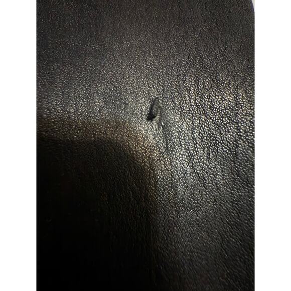 rag & bone / JEAN Washed Black Lamb Leather Skinny Pants – Size 24 - Picture 5 of 8